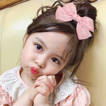 Phụ Nữ đơn Giản đơn Giản Satin Nơ Kẹp Tóc Phụ Kiện Tóc Nơ Dễ Thương Ngọt Ngào