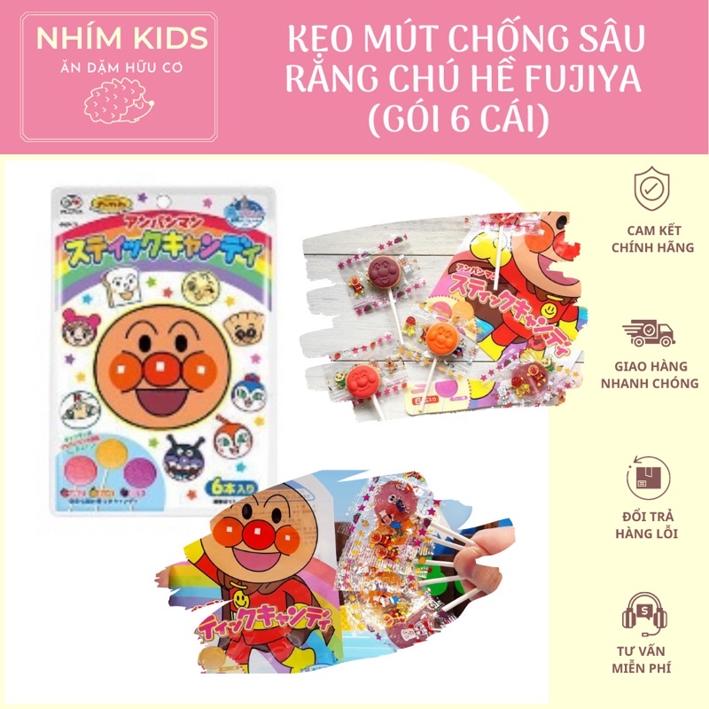 Kẹo mút chống sâu răng POP Candy | IQ DHA | CANXI Kodomo Nhật Bản
