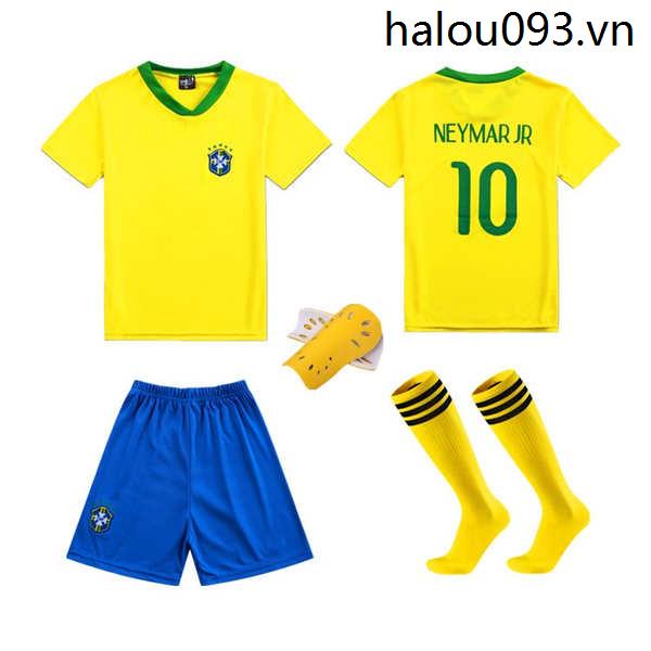 Áo Bóng Đá Trẻ Em Brazil Neimar No. Áo Đồng Phục Biểu Diễn Jersey Số 10 Cho Bé Mẫu Giáo Áo Bóng Đá Số 6 Cao Cấp Chuyên Dụng