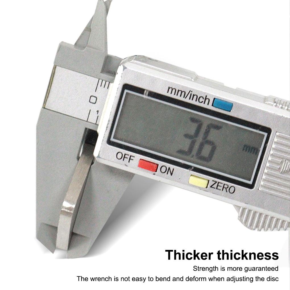 Cờ Lê Vặn Phanh Đĩa Xe Đạp Leo Núi Bằng Thép Không Gỉ Hai Đầu