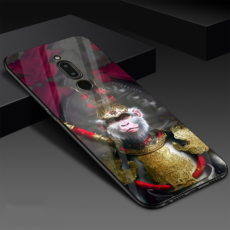 Ốp Lưng XIAOMI REDMI 8, 8A Mặt lưng kính cao cấp, thiết kế độc quyền 12 con giáp chiến binh
