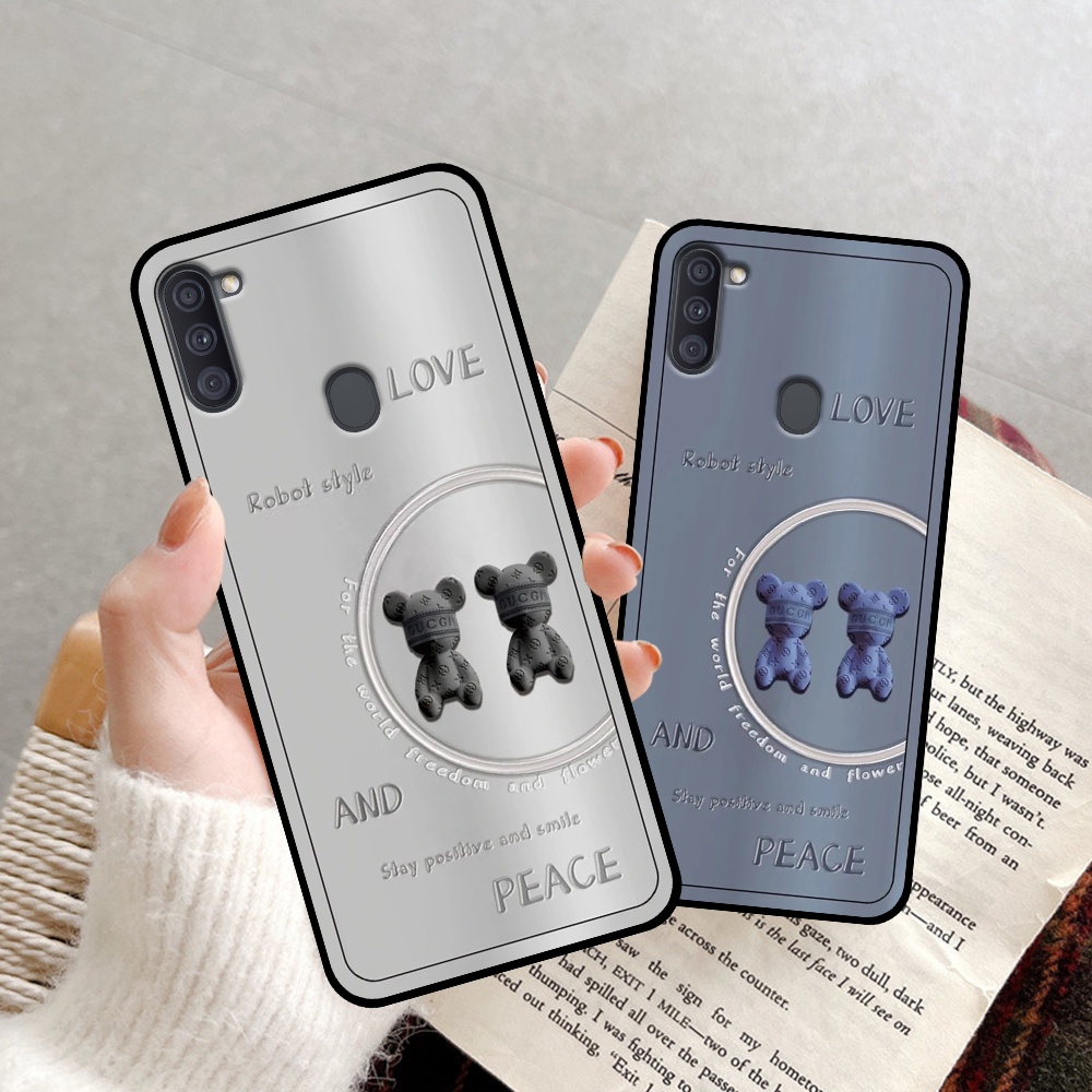 Ốp lưng Samsung A11 in hình Bearbrick dễ thương siêu đáng yêu