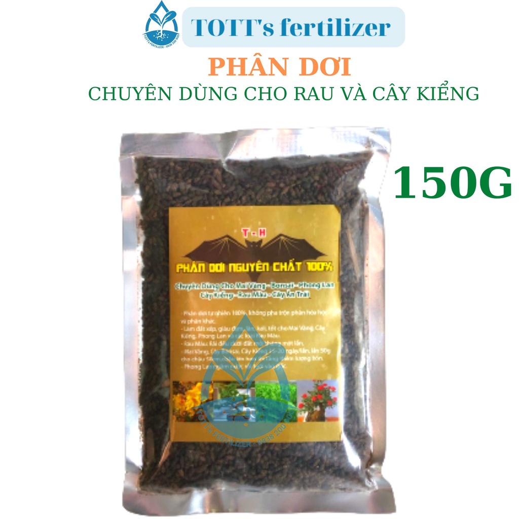 Phân dơi Sử dụng cho rau, cây kiểng Khối lượng 150g