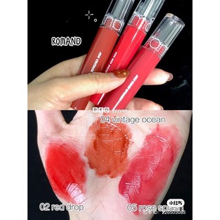 [tặng cọ son] Son tint bóng Romand Glasting Water Tint