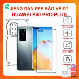 Miếng dán ppf huawei p30 pro p40 pro p40 pro+ dán ppf mặt trước và sau