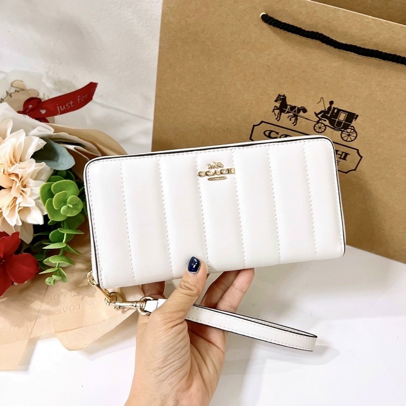 📛RẺ VÔ ĐỊCH📛VÍ COAH LONG ZIP AROUND NỮ SIÊU XINH