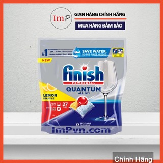 [FREESHIP]  Viên rửa bát Finish Quantum All in one - Ultimate All in one - Viên rửa bát cao cấp 12in1, 14in1  - ImP