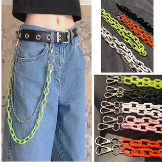 Chain, xích quần đủ màu bằng nhựa phong cách hiphop - Shop Lộc Độc Và Lạ