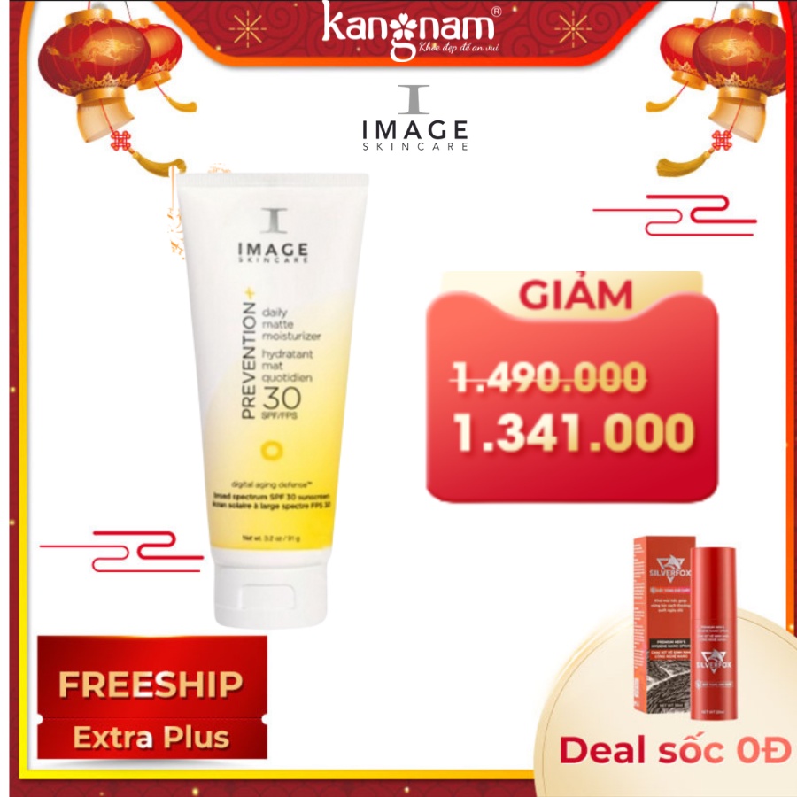 Kem chống nắng cho da dầu mụn Image Prevention SPF 30+ Daily Matte Moisturizer