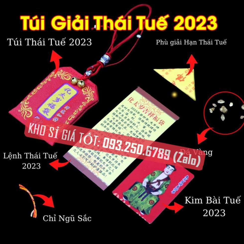 Túi Giải Thái Tuế 2023 cho các tuổi TÝ - NGỌ - MÃO - DẬU - THÌN
