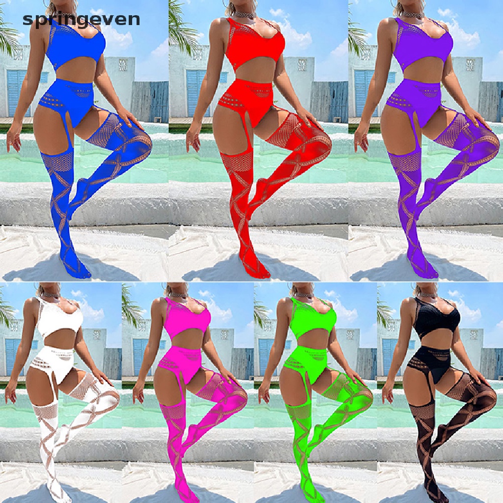 Bộ Áo Liền Quần Trong Suốt Hở Đáy Quyến Rũ Cho Nữ