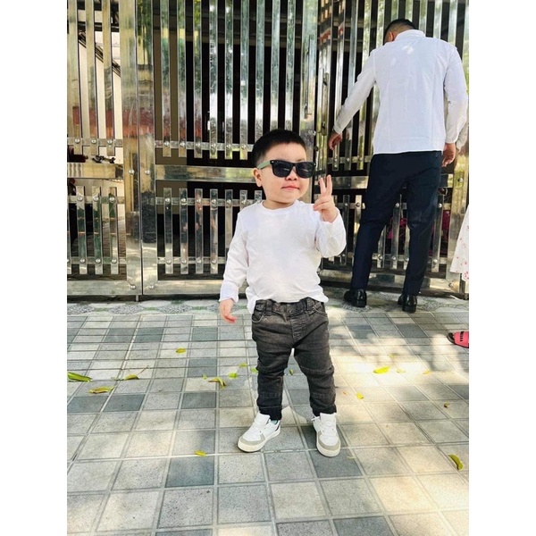 Quần jean bò dài HM cho bé trai 7-17kg - Lagim House