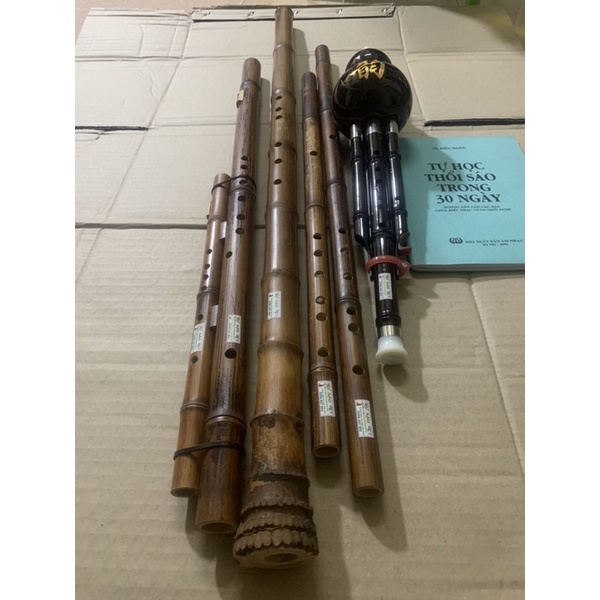 Sáo Mèo Kép, Tiêu Gốc Trúc, Sáo Ngang