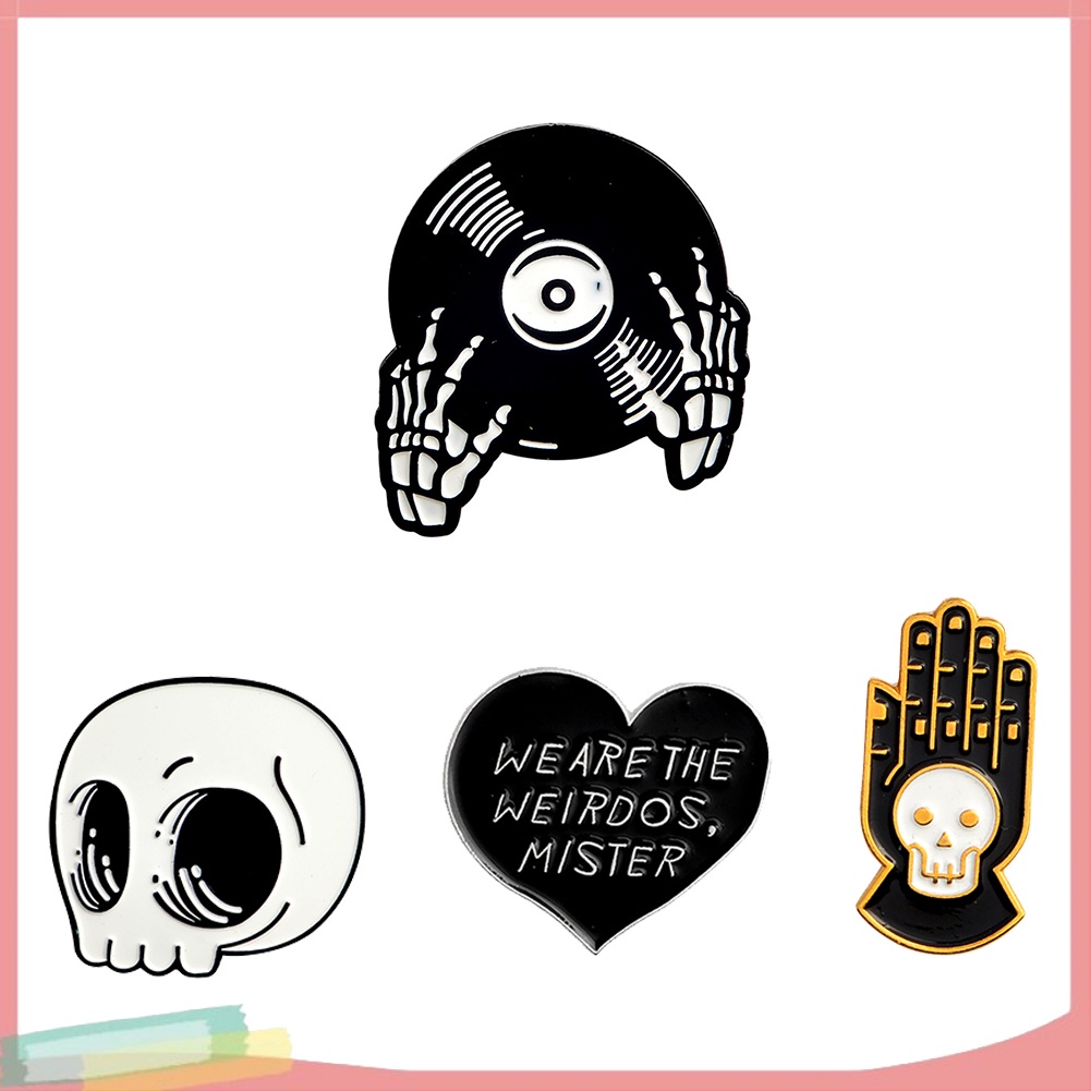 Cài Áo Hình Đầu Lâu Độc Đáo Cá Tính