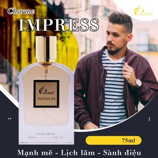 Nước hoa nam Charme Impress 75ml