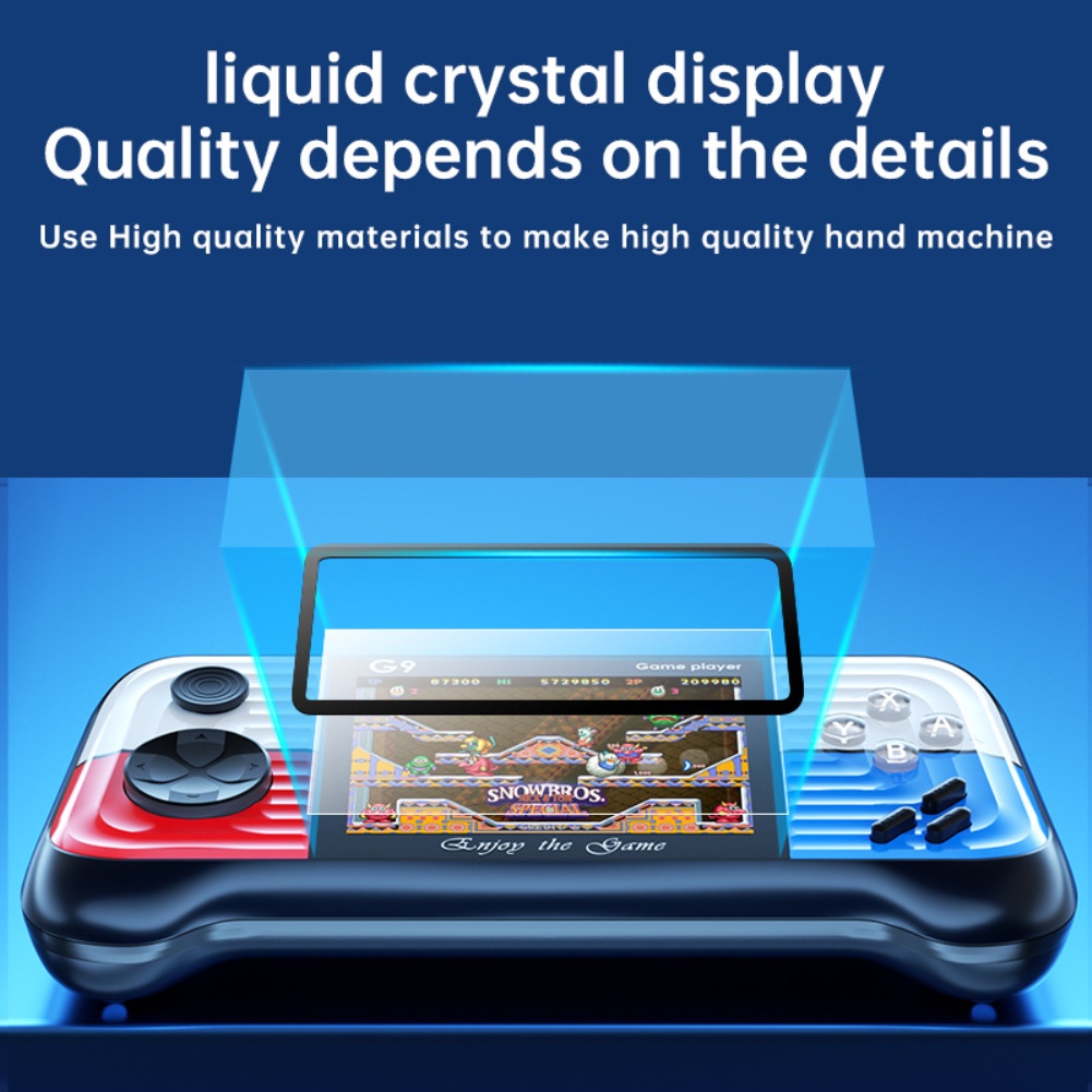 G9 Tay Cầm Tay Cầm Tay G9 Game Retro Classic 666 Trò 3.0 Màn Hình Hd Kết Nối Tv Giáng Sinh Lite Phiên Bản Hai Người Qiqimall_vn