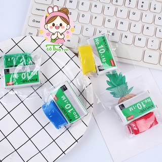 COMBO Ghim bấm giấy mini cute (kèm 1 miếng ghim)