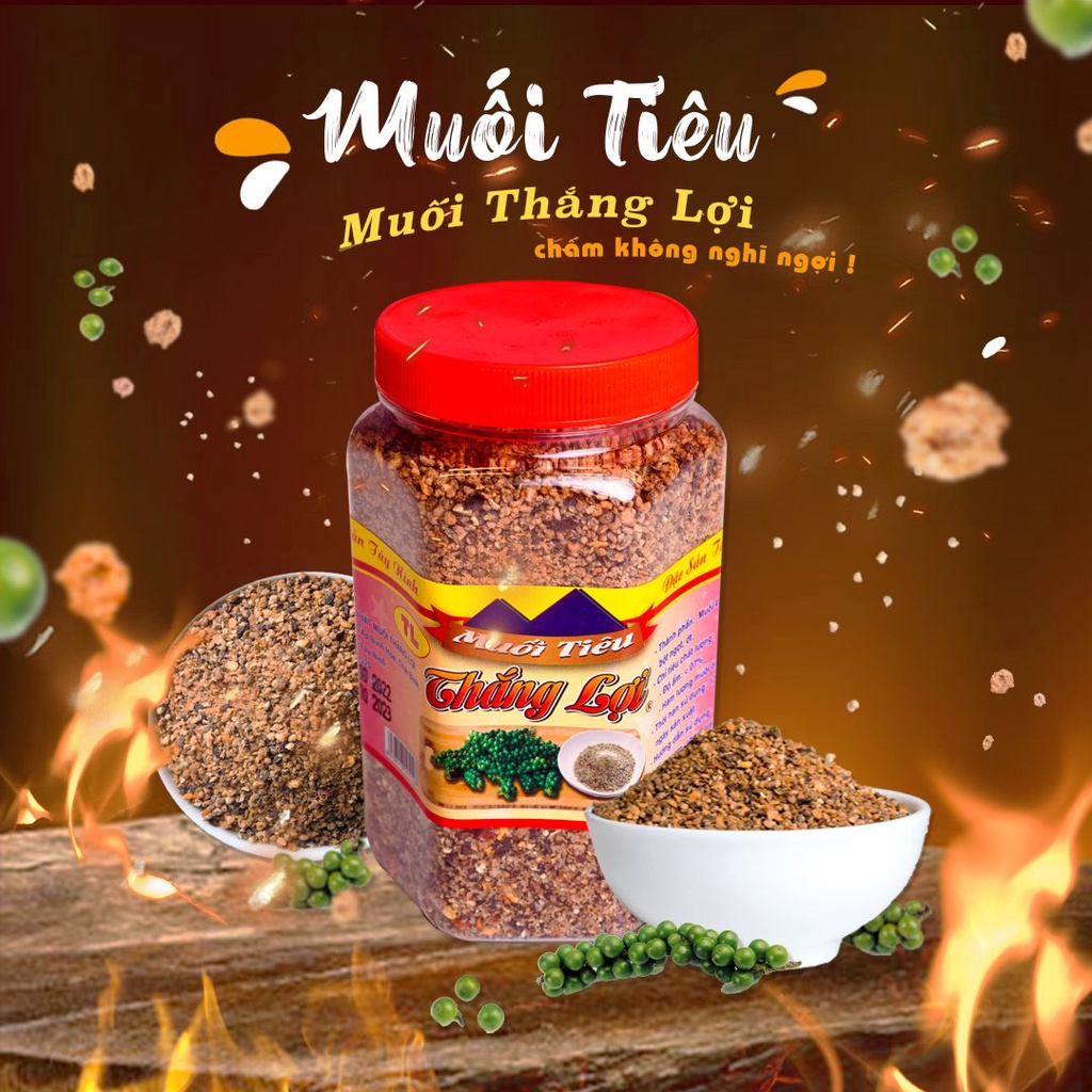 [1 KG] Muối tiêu ớt Thắng Lợi