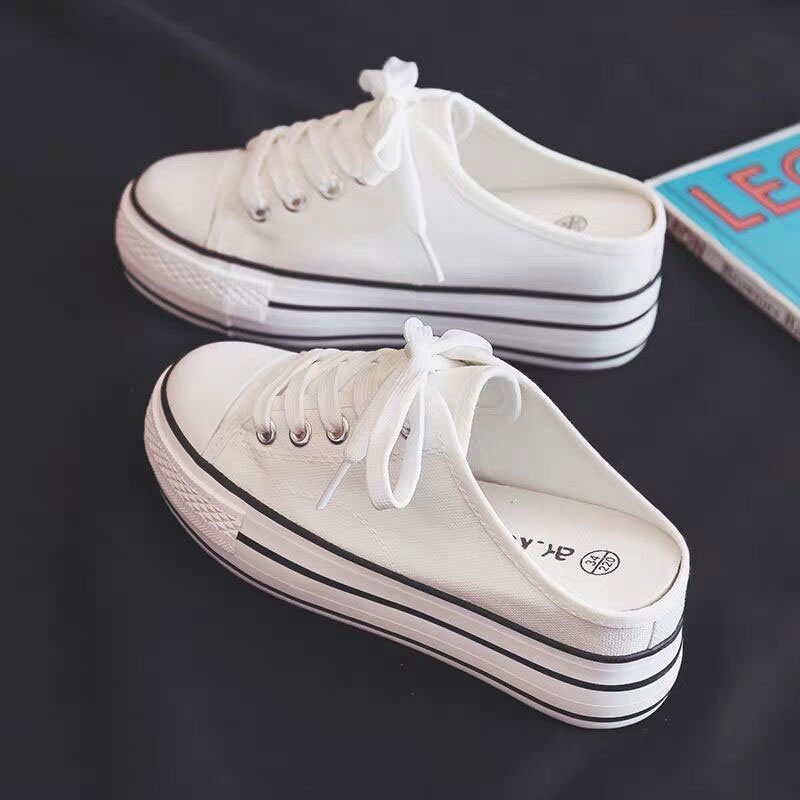 One Giày Lười Đế Dày Thoáng Khí Phong Cách Hàn Quốc Cho Nữ