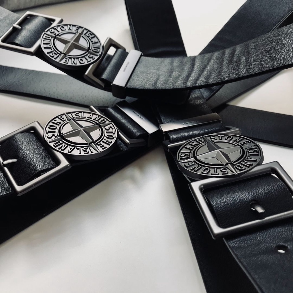 Qsh Stone Island Stone Island dark retro buckle belt