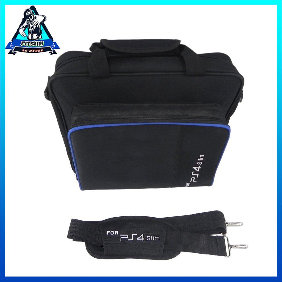 [Fit] Tay Cầm Chơi Game Túi Bảo Quản Đeo Vai Chống Sốc Du Lịch Cho Ps4 Slim [S/24]