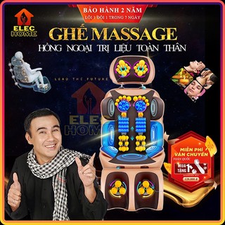 Ghế massage toàn thân trị liệu có hồng ngoại Good Life dạng ghế ngồi cao cấp Bảo hành 2 năm lỗi đổi mới trong 7 ngày