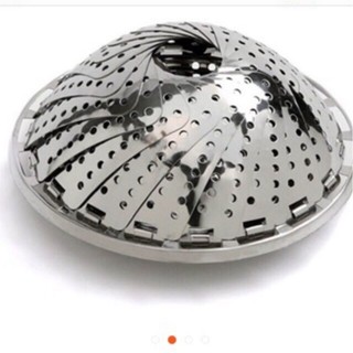 Vỉ hấp inox xoè .Khay hấp inox , Vỉ Hấp Cá , Vỉ Hấp Banh Bao Cách Nhiệt