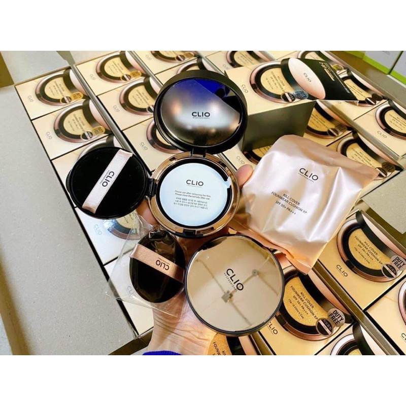 Phấn Cushion Clio Kill Cover Founwear XP 1 hộp tặng kèm 1 lõi