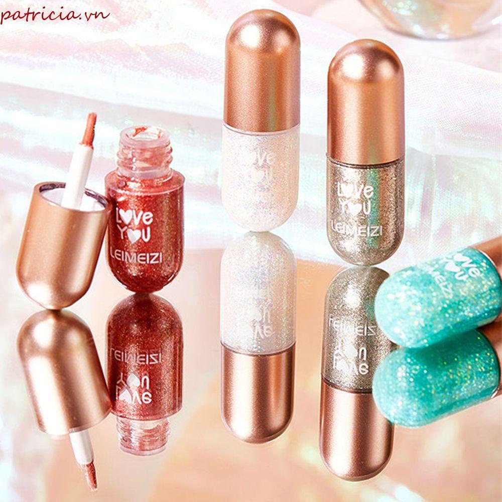 Phấn Mắt Kim Tuyến Lấp Lánh Chống Thấm Nước Thiết Kế Hình Viên Con Nhộng Nhỏ Gọn