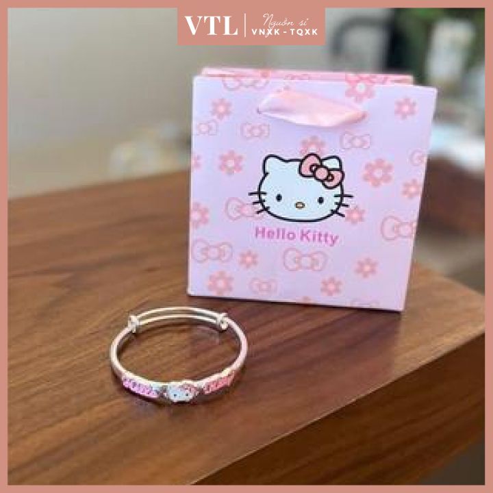 Lắc tay Hello Kitty cho bé fullbox
