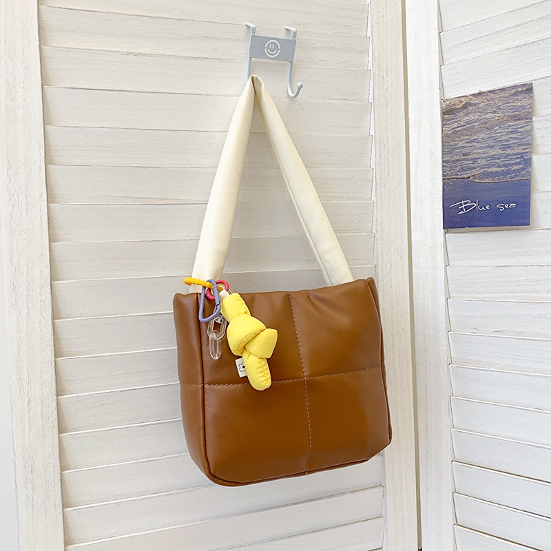 Túi Đựng Mỹ Phẩm Da PU Hình Vuông Có Đệm Lót Cánh Tay Tiện Dụng Mang Theo Du Lịch