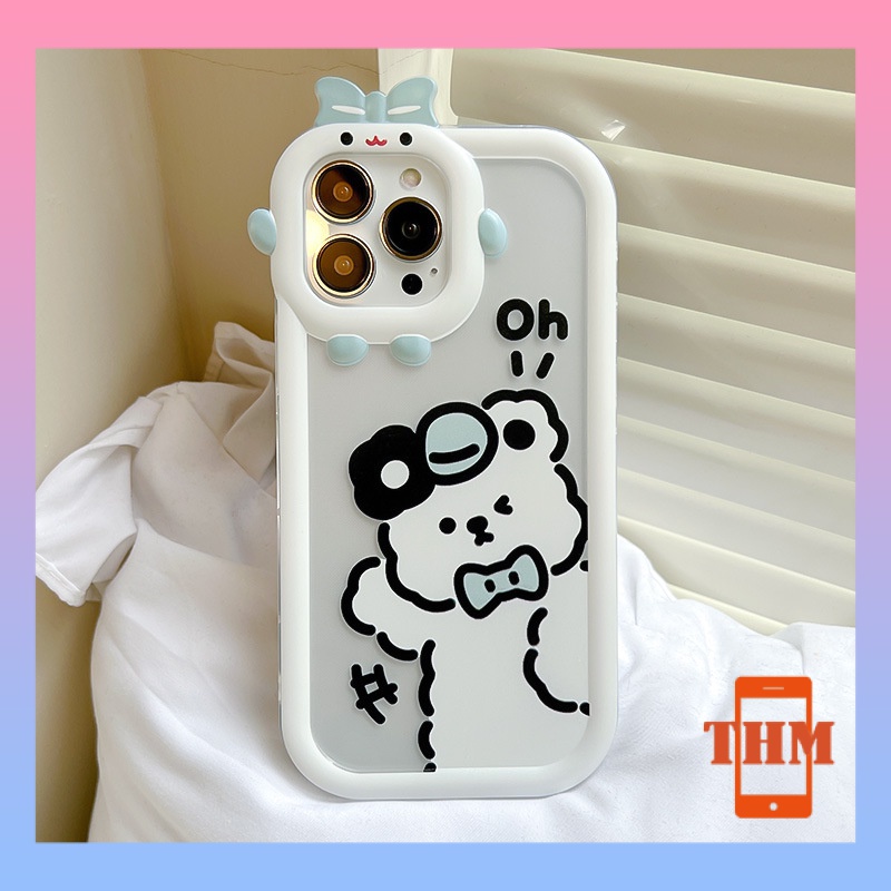 Ốp lưng iphone hình quái vật nhỏ Gấu hoạt hình Cho Iphone 6 / 6S / 6splus / se / 7 / 7plus / 8 / 8plus / X / xs / xsmax / 11 / 12 / 13 / 14 / plus / pro / pro max-6007