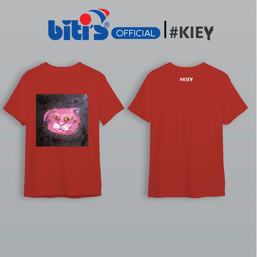 [BST đặc biệt BITI'S X KIEY] Áo Thun Cotton Kiey Unisex Universe Red T-Shirt (Limited) BOU000400DOO (Đỏ)