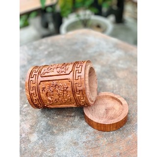 hộp đừng chè gỗ hương đá