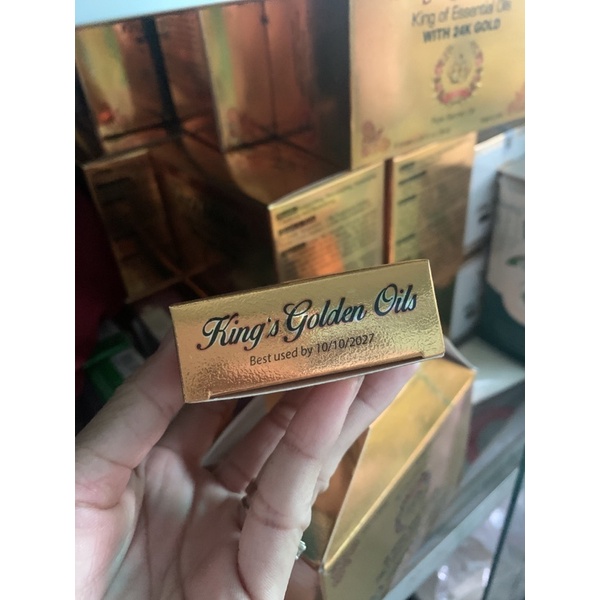DATE 10.2027 Dầu Kings Golden oil - dầu vàng thiên tuế của Mỹ