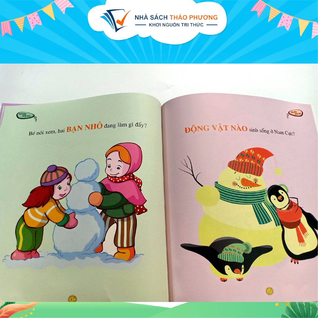 Sách - Mẹ hỏi con trả lời - Sách tương tác cho bé nhiều chủ đề, nâng cao tập trung của trẻ