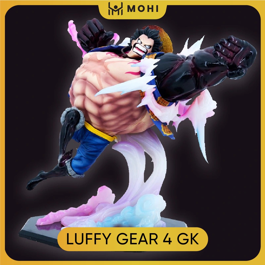 Mô Hình One Piece Luffy, Luffy Chibi, Luffy Gear 2, Luffy Gear 4, Luffy Gear 5 Figure Tượng Luffy F