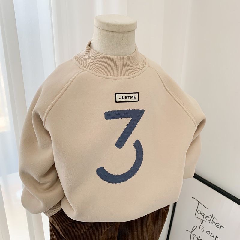 Áo Nỉ Hodie  Cổ Cao Thời Trang Mùa Đông Mới 2022 Dành Cho Bé Trai