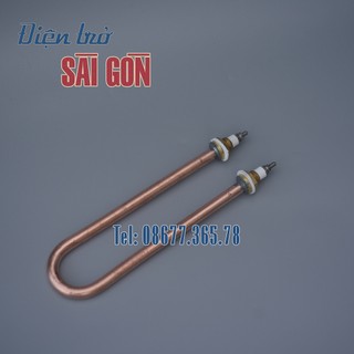 Điện trở chữ U bằng đồng thau dài 20cm công suất 2Kw điện áp 220V