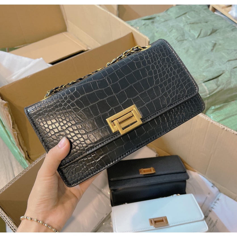 Túi Xách C&K Siêu Xinh Siêu Sang Dây Phối Xích Đeo Chéo Tiện Lợi