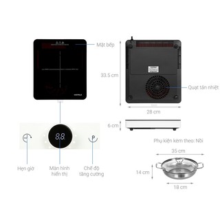Bếp điện từ đơn Hafele HSI-21FW