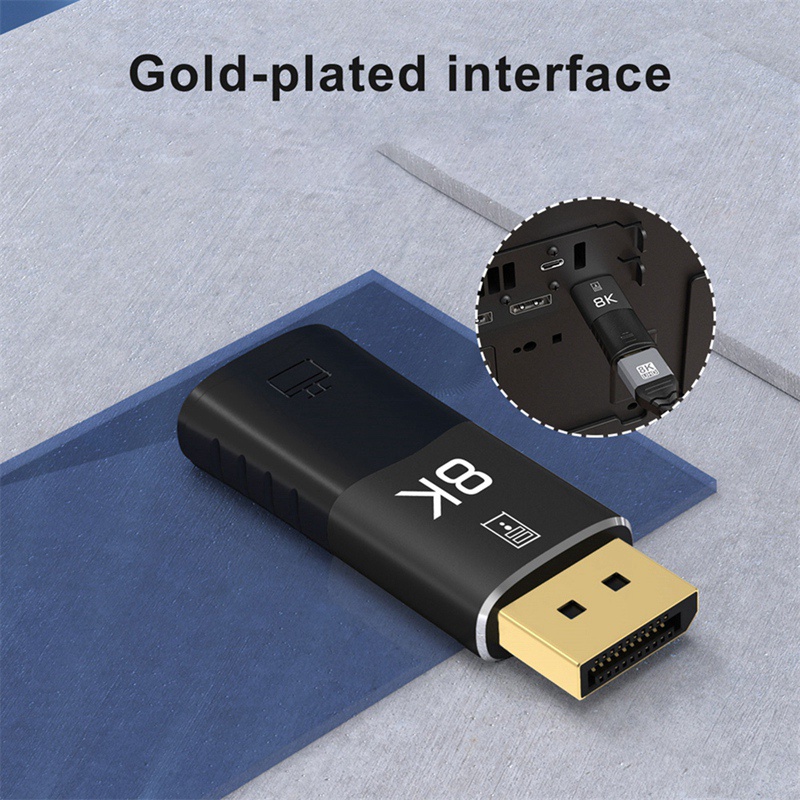 Cáp ChuyểN ĐổI 8k displayport Sang hdmi 4k / 120hz Cho mini dp Sang hdmi tv