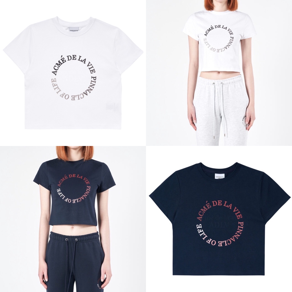 Áo Croptop ADLV Circle Logo Artwork CT