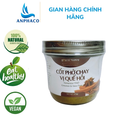 Cốt phở chay Letonkin vị Quế hồi  nấu bún phở cực nhanh.