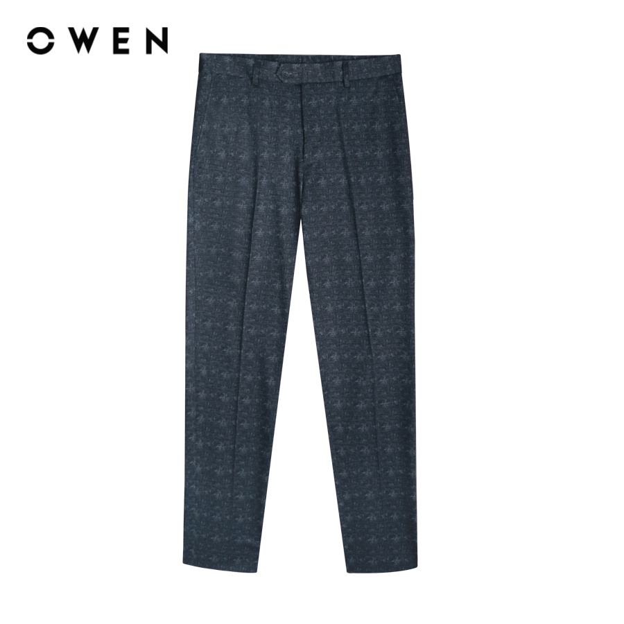 OWEN - Quần tây Trendy Ghi Knit - QD220682