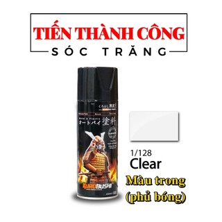 Sơn xịt Samurai 1/128 màu trong, phủ bóng/Sơn xịt bóng Samurai 1/128