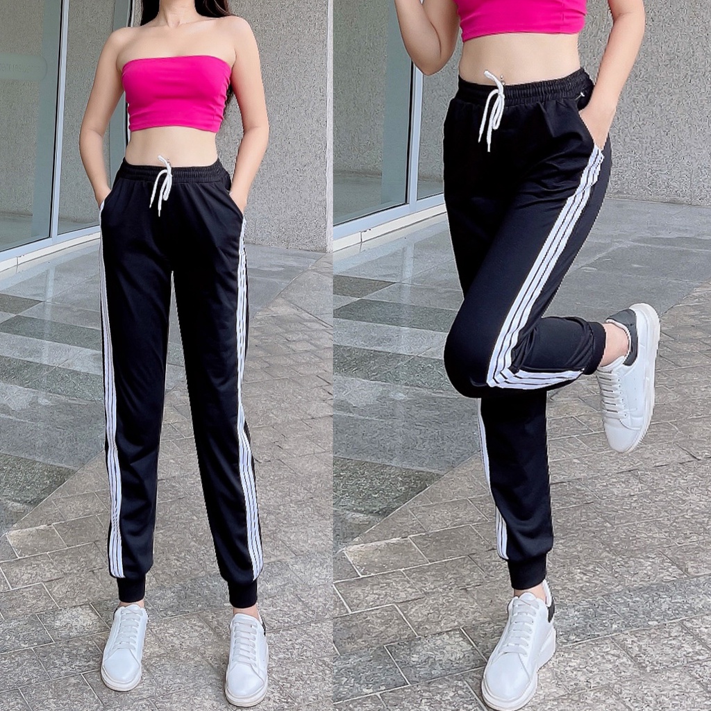 Quần jogger nữ tôn dáng, co dãn dày dặn thoải mái, thời trang CHIDO chuyên sỉ có sẵn SLL Q2551231