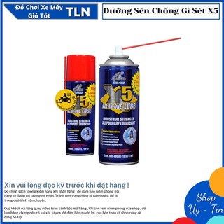 Chai Xịt Dưỡng Sên Chống Gỉ Sét X5