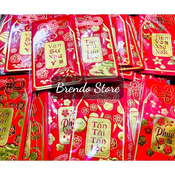 Set 6 BAO LÌ XÌ Tết xịn sò, mẫu đẹp xuát sắc ( Hơn 60 Mẫu ) - VPP Halu