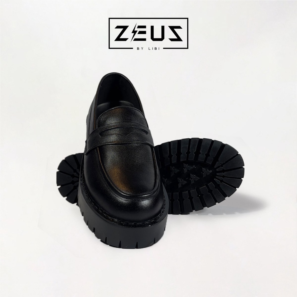 Giày Penny Loafer Nam Nữ Công Sở Form Dáng Classic, Da Bò Nguyên Tấm, Hỗ Trợ Tăng Chiều Cao